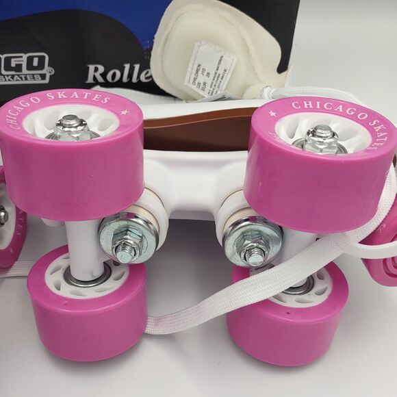 Chicago Skates Girl's Classic Roller Rink Quad Skates Child SZ 10 J ST# CRS1900 - Picture 9 of 16